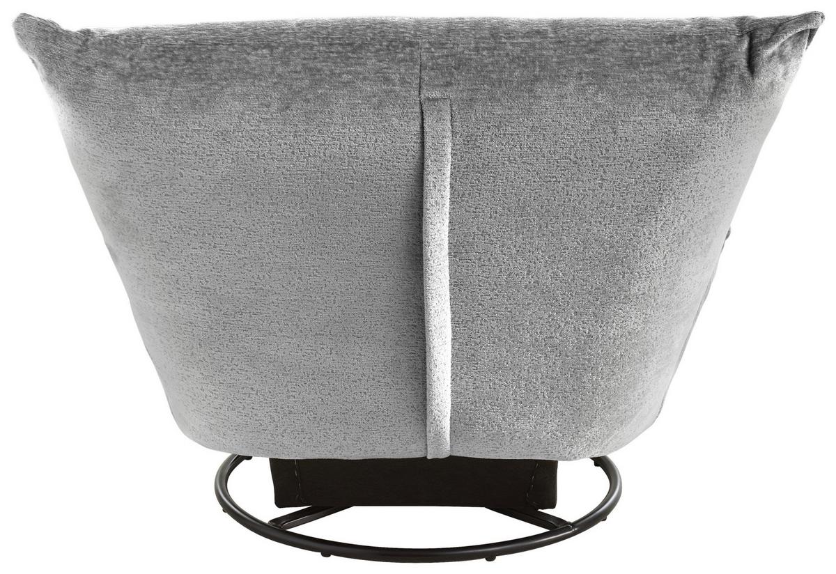 Relaxsessel Cremona Polyester Blau/grau - Blau/Schwarz, Design, Textil (100/78/96cm) - Livetastic