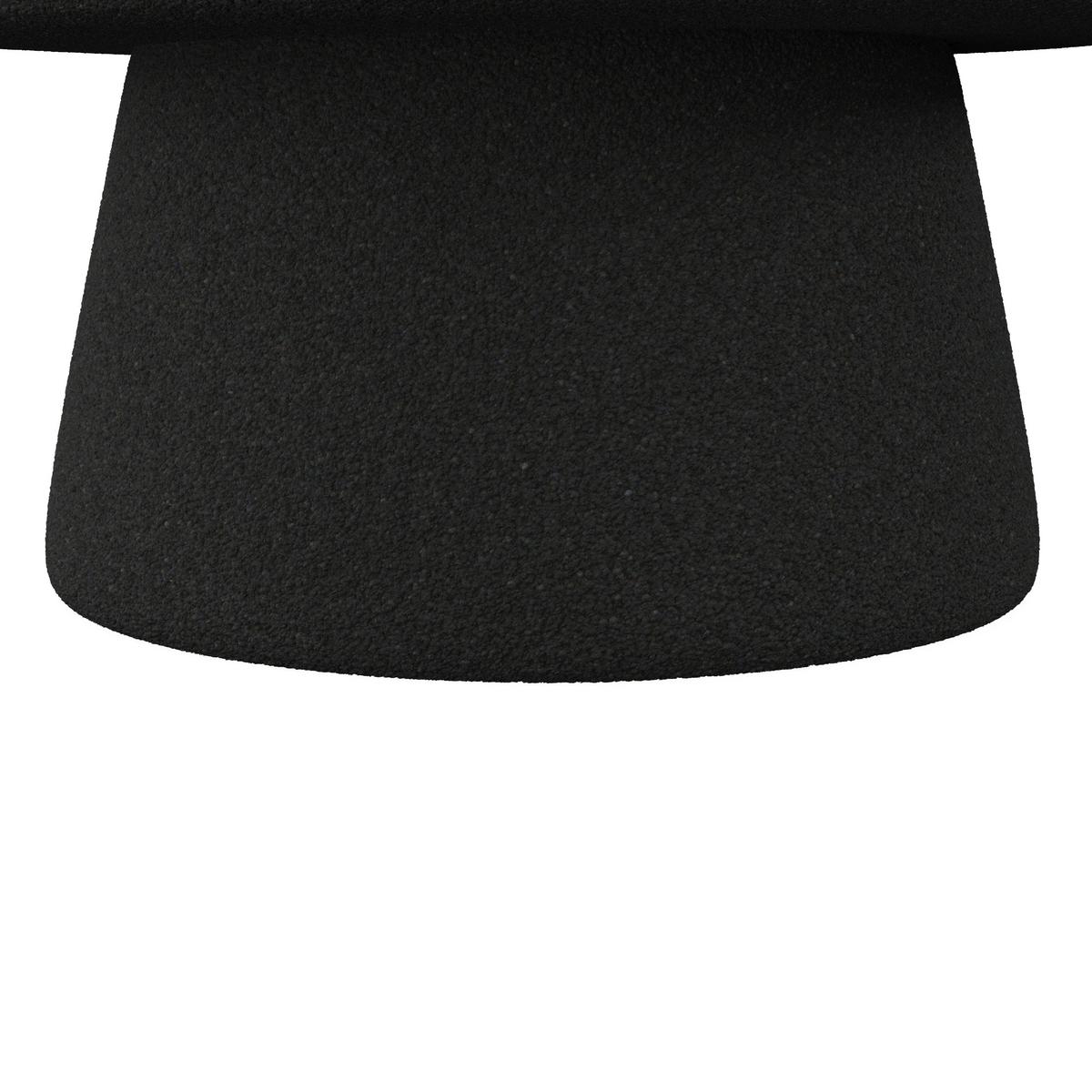 STOLIČKA JULINA - čierna, Modern, drevo/textil (71/74/72cm) - Bessagi Home