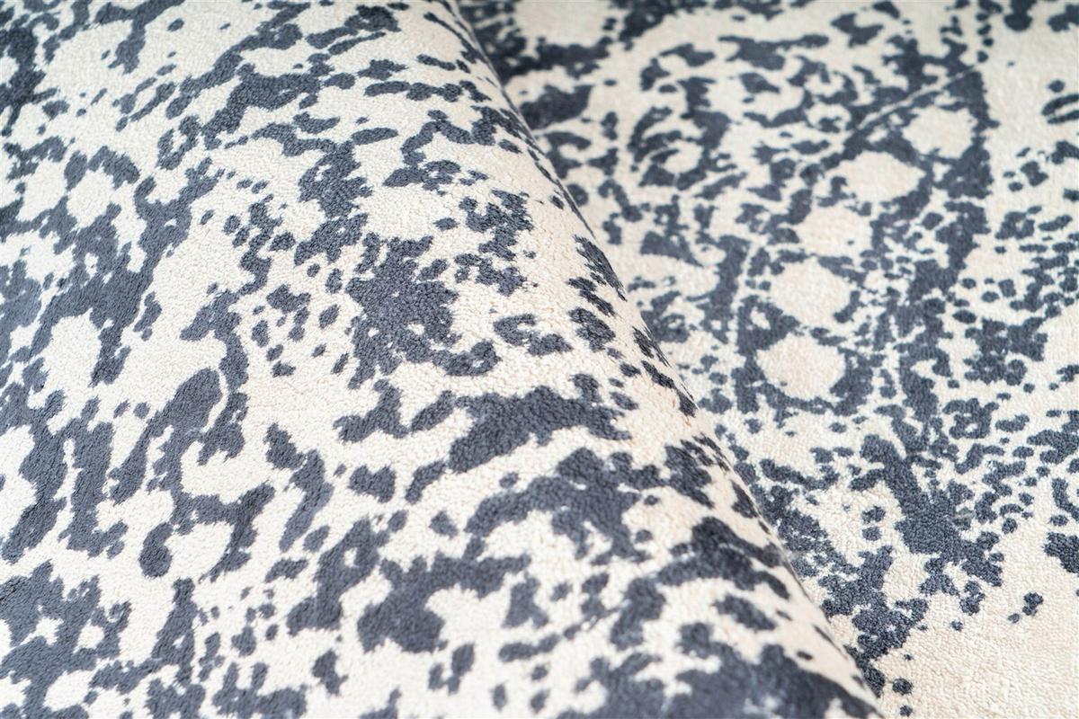 Flachwebteppich, 120x170 Cm Dolce Vita 125 Violett 120x170 - Weiß/Grau, Design, Textil (120/170cm)