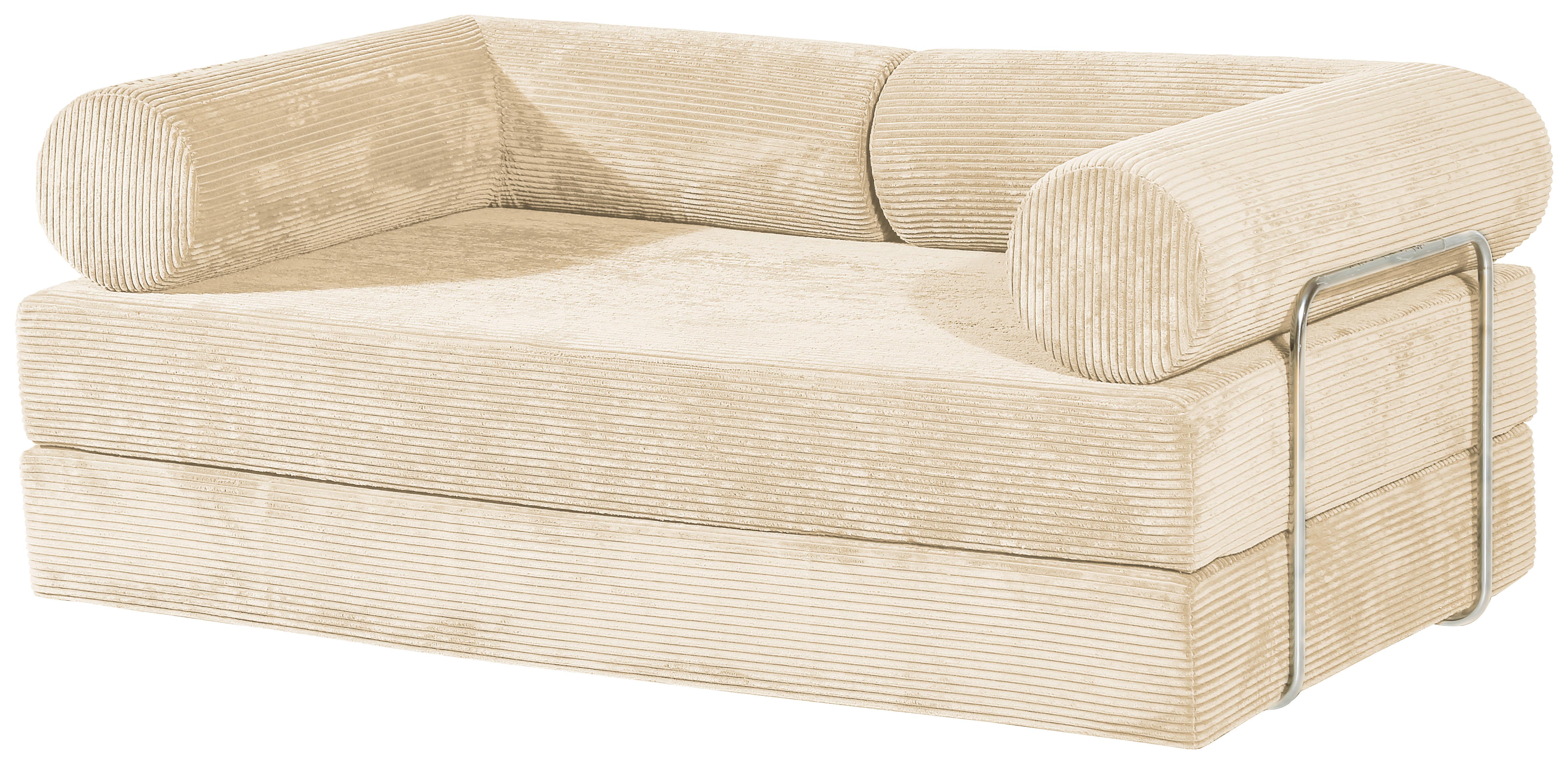 Sessel Elysium Beige B: 180 cm - Beige, Design, Textil (180/70/100cm) - P & B