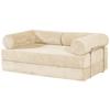 Sessel Elysium Beige B: 180 cm - Beige, Design, Textil (180/70/100cm) - P & B