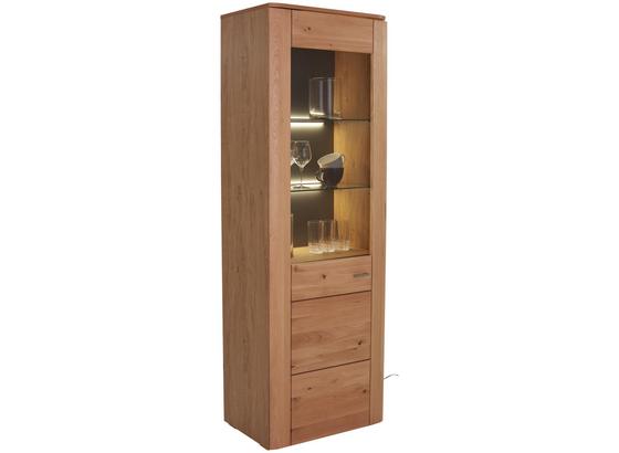 Vitrine Buffalo - Eichefarben, KONVENTIONELL, Glas/Holz (65/200/37cm) Vitrine Buffalo - Eichefarben, KONVENTIONELL, Glas/Holz (65/200/37cm)