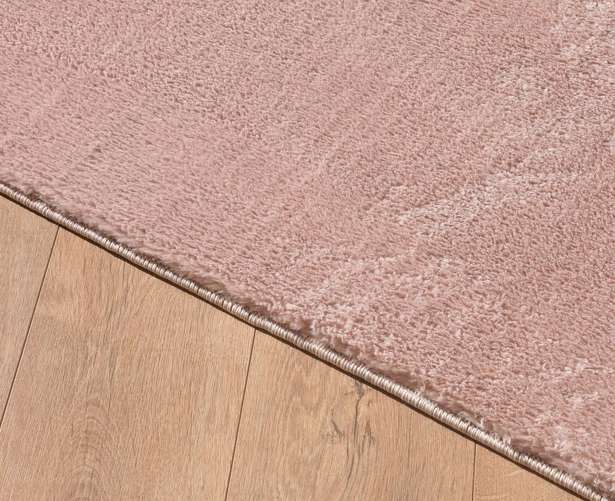 Hochflorteppich Catwalk - Beige, Basics, Textil (120/120cm) - Novel