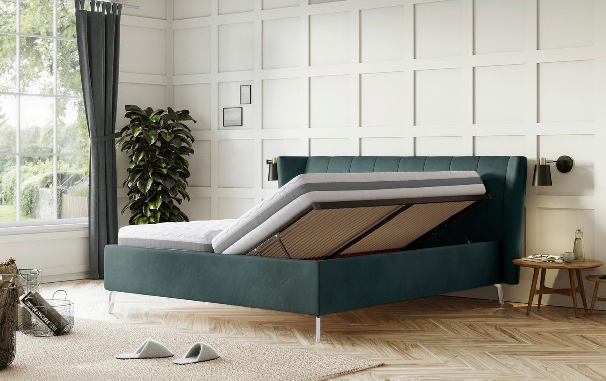 Kárpitozott Ágy Toscana Iii 180/200 Cm - Modern, textil/fém (180/200cm)