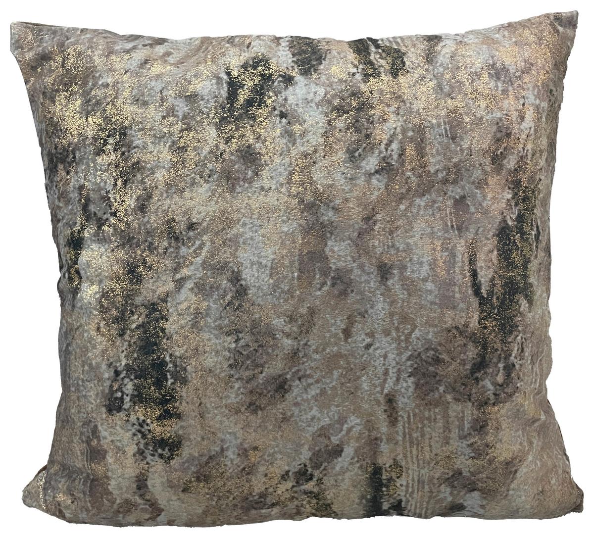 Zierkissen Belina - Beige/Goldfarben, ROMANTIK / LANDHAUS, Textil (43/43cm) - James Wood