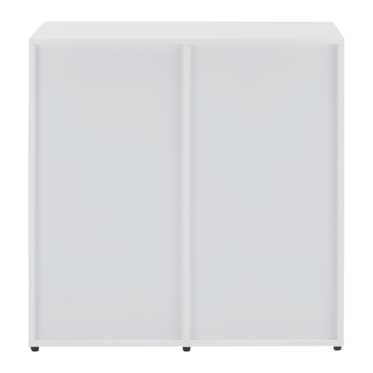 Komoda MICK - hnedá/čierna, Modern, kompozitné drevo/plast (80/79/40cm) - Modern Living
