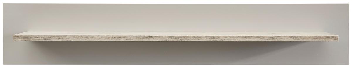 Wohnwand Brann Wohnwand - Eichefarben/Schwarz, Design, Glas/Holzwerkstoff (240/150/40cm) - MID.YOU