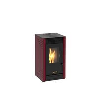 Pelletofen Maui Bordeaux Metall 6 kW, WI-FI-FÄHIG - Bordeaux, MODERN, Metall (46/84/53cm)