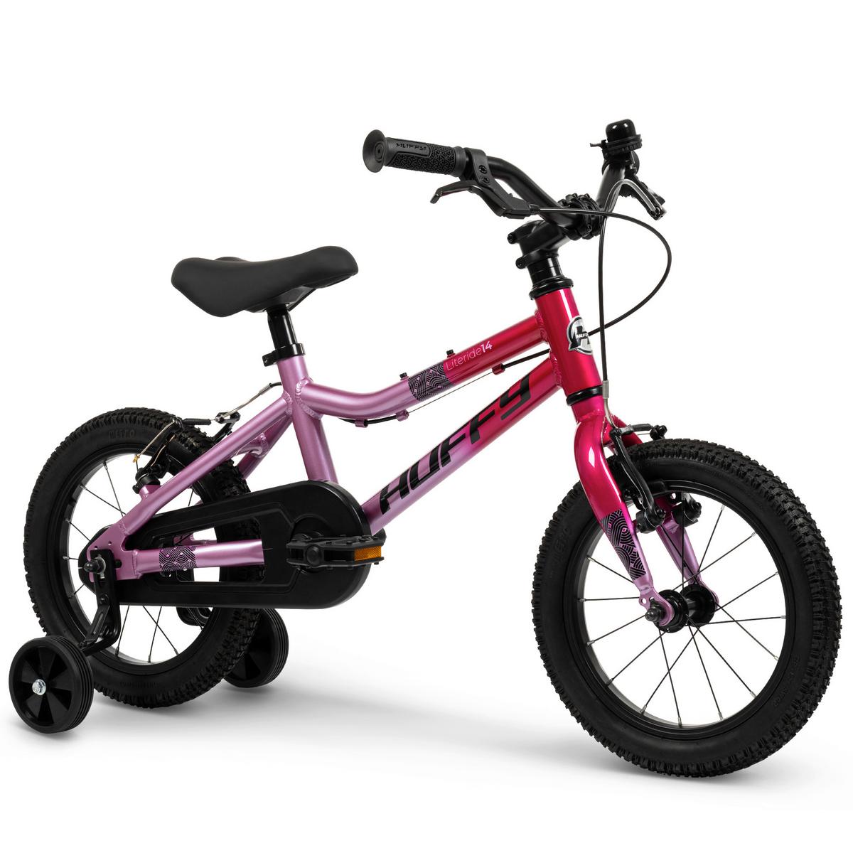 Kinderfahrrad Literide Pink, 14 Zoll - Pink, Basics, Metall (35/56/105cm)