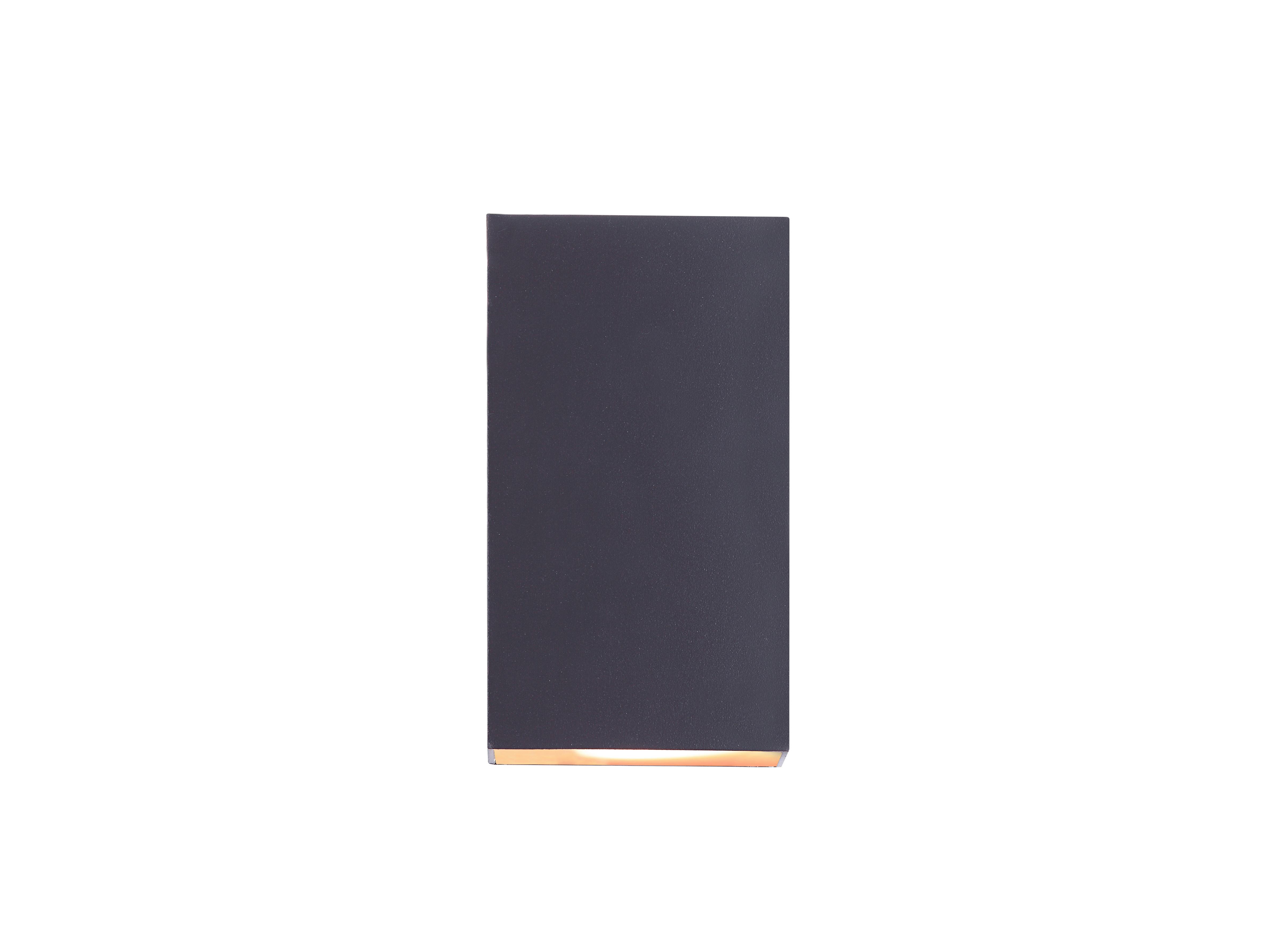 LED-Außenleuchte 12 Watt Glas - Klar/Grau, Design, Glas/Metall (9/5,5/16cm) - Globo