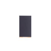 LED-Außenleuchte 12 Watt Glas - Klar/Grau, Design, Glas/Metall (9/5,5/16cm) - Globo