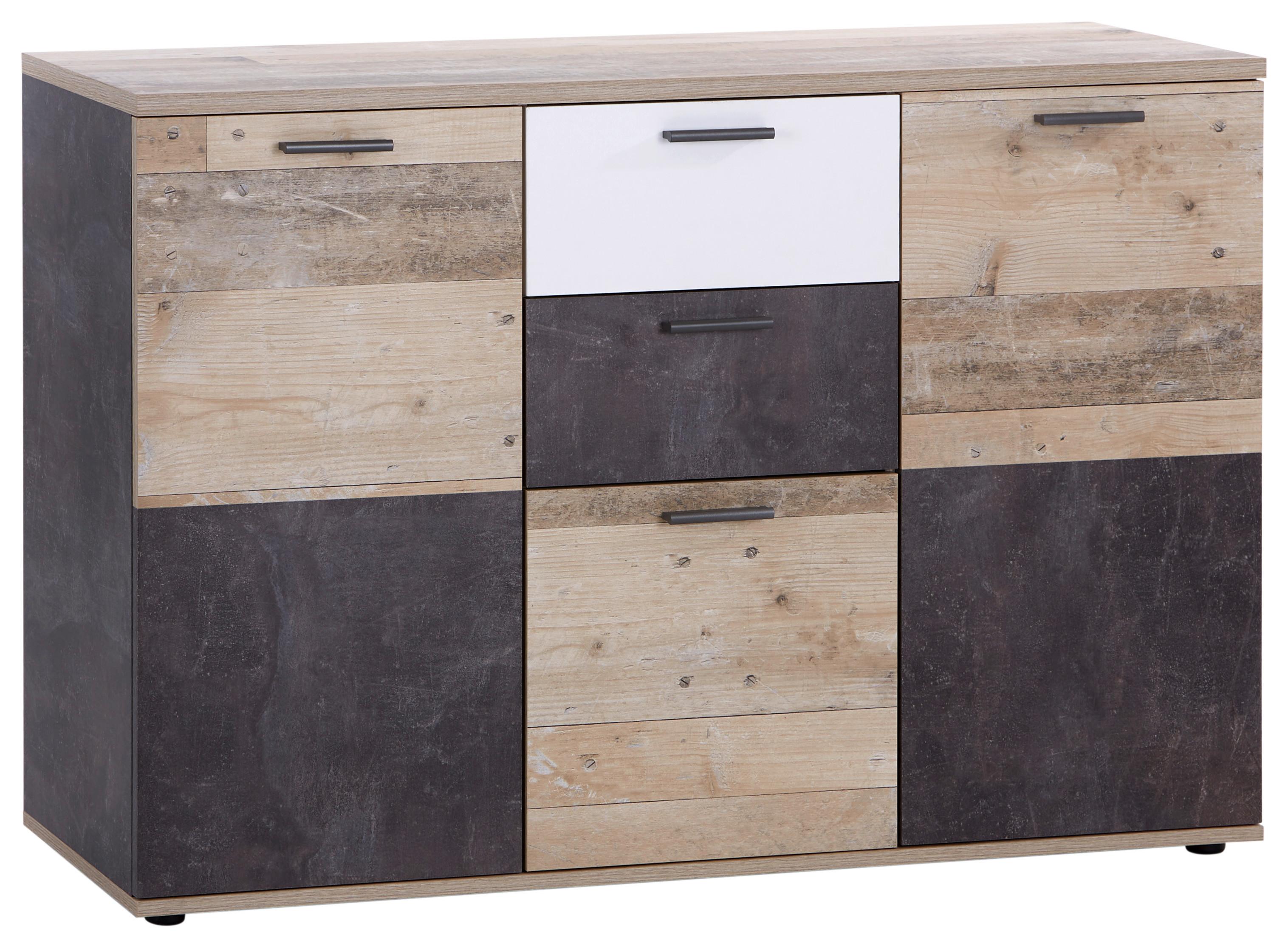 Komoda Sofia Sfak02 - Moderný, kompozitné drevo/plast (126,6/85,3/40cm)