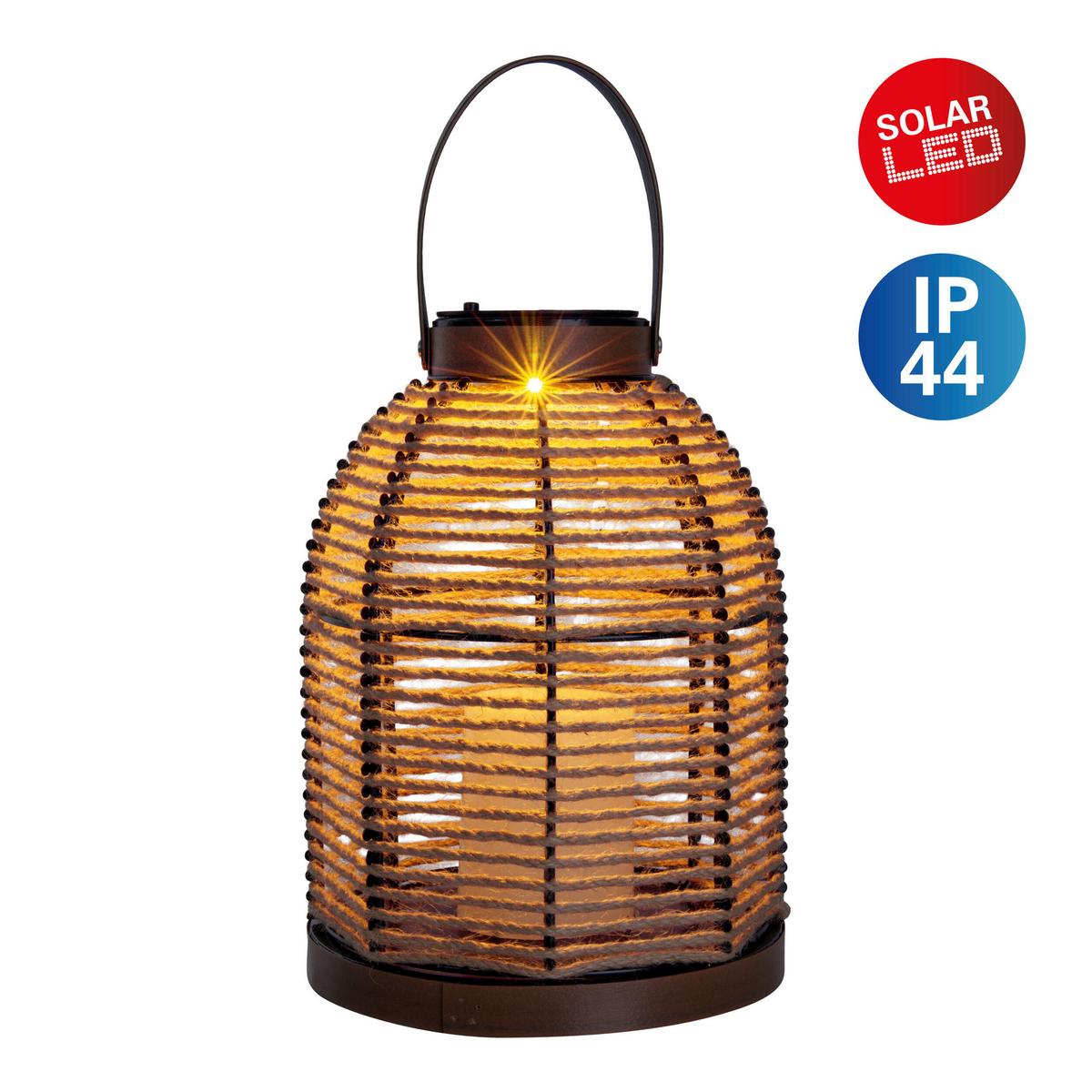 Solarleuchte 5292627 - Naturfarben, Natur, Kunststoff/Metall (21/21/29cm) - Näve
