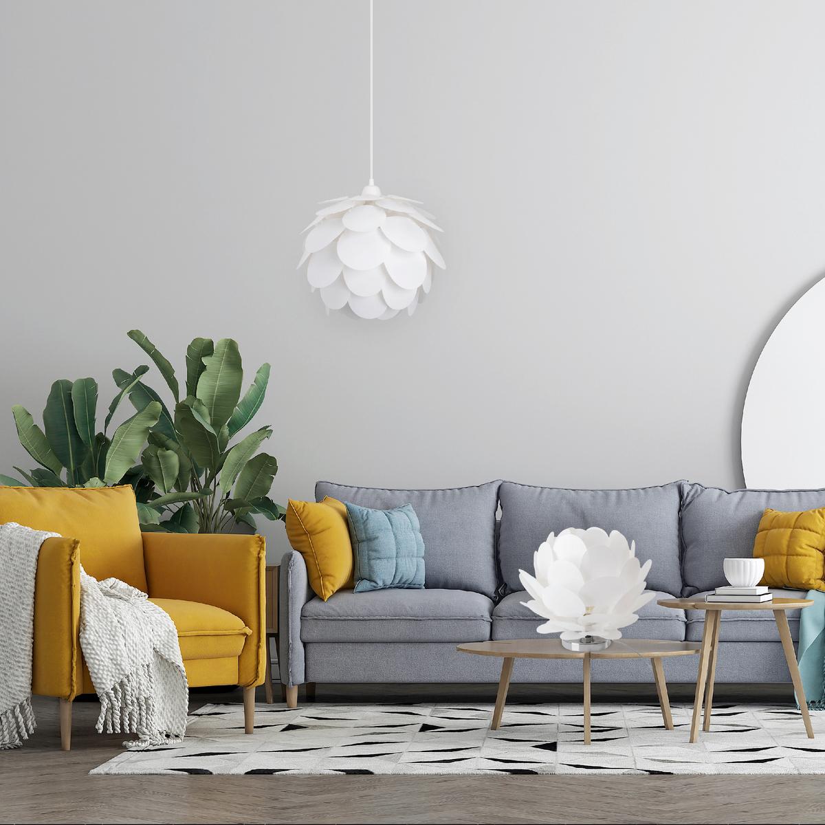 Tischlampe Fora Weiß 3187023 "fora" - Silberfarben/Weiß, LIFESTYLE, Kunststoff/Metall (41/31cm) - Näve