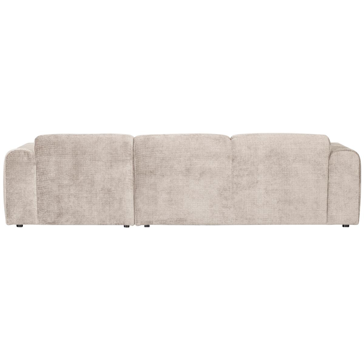 ECKSOFA Cloud Naturfarben S: 280x165cm - Schwarz/Naturfarben, Design, Textil (280/165cm) - Livetastic