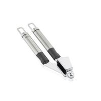 Knoblauchpresse Candice - Edelstahlfarben/Schwarz, KONVENTIONELL, Kunststoff/Metall (8,5/3/2,5cm) - Leifheit