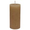 VÁLCOVÁ SVÍČKA LIA - pískové barvy, Moderní (6,8/15cm) - Premium Living