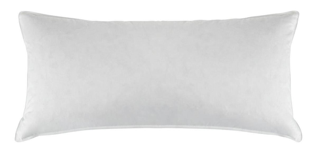 POLŠTÁŘ POD HLAVU Martha Luise, 40/80cm, bílá - bílá, textil (40/80cm) - Premium Living