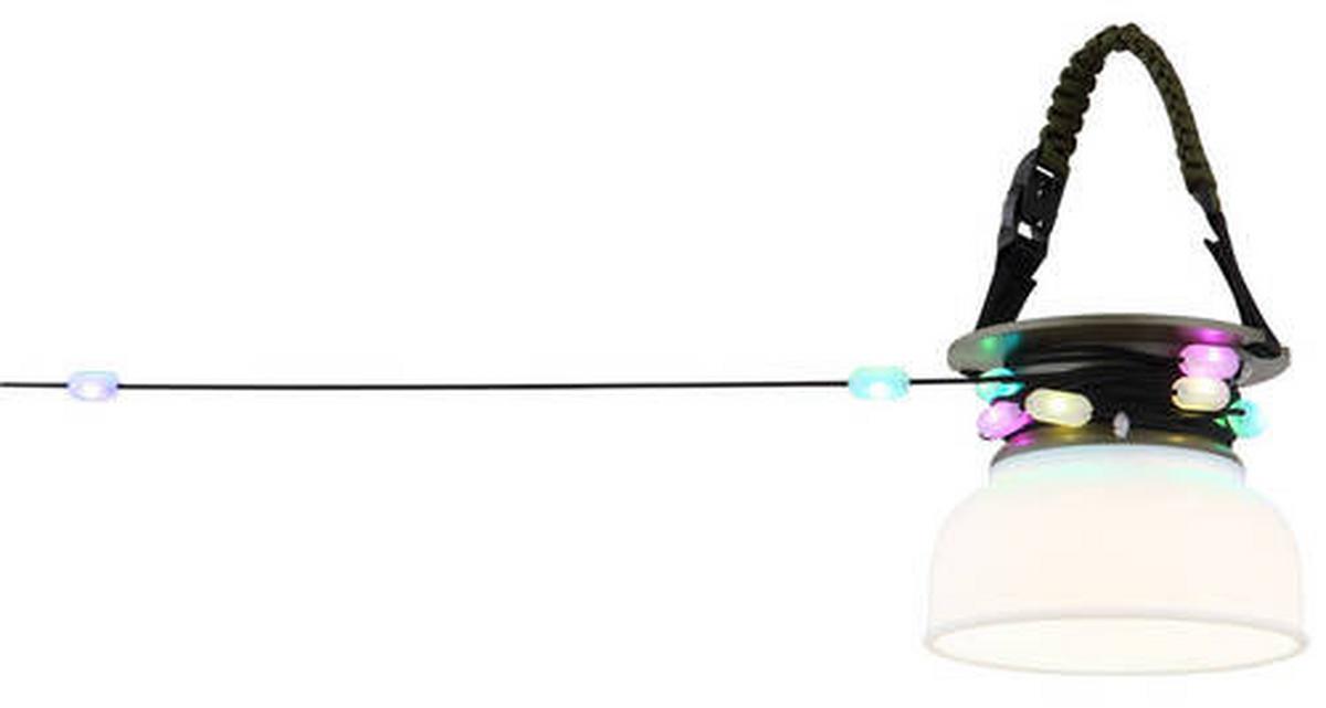 Solarleuchte 36819 - Schwarz/Weiß, Basics, Kunststoff/Textil (14,5/25cm) - Globo