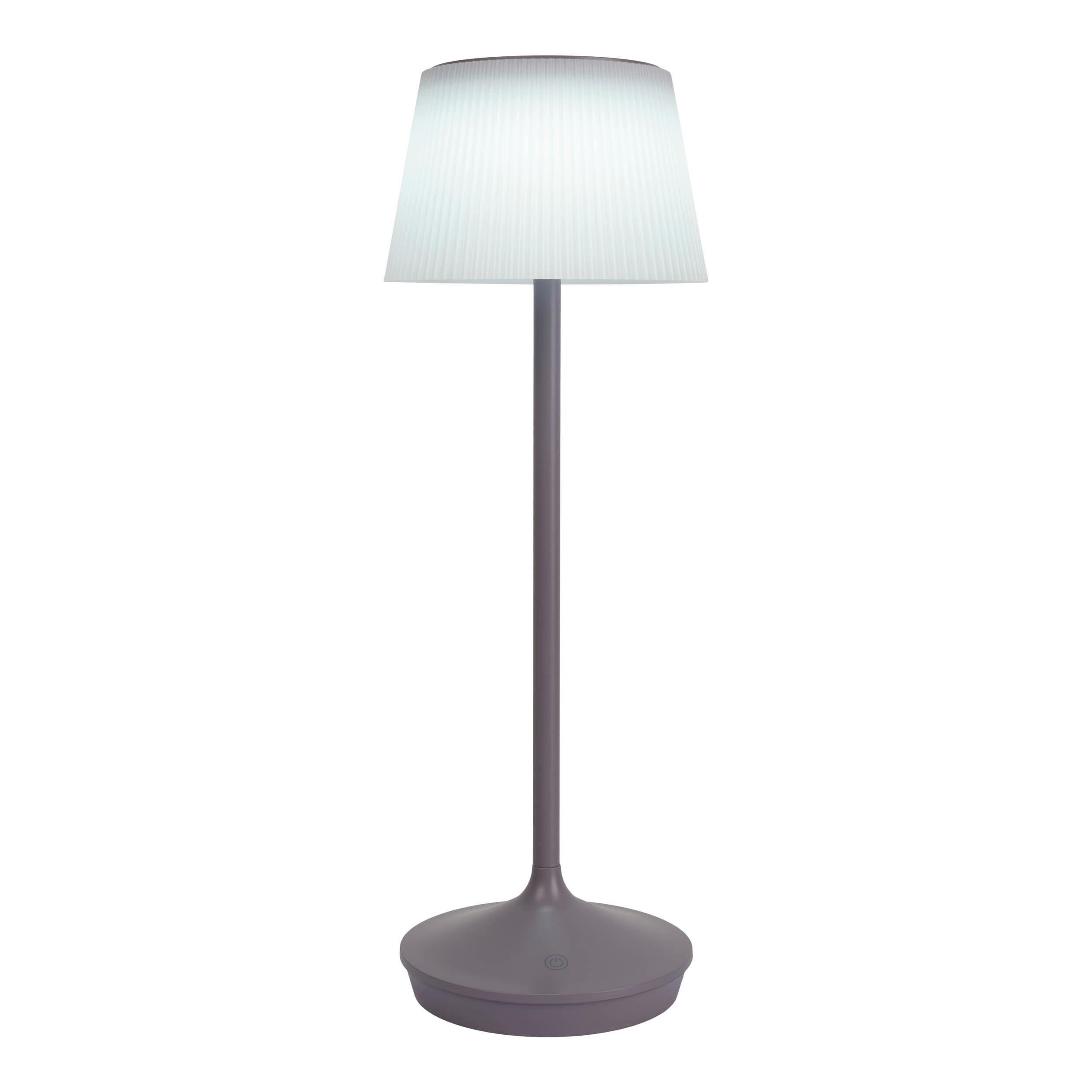 Solarleuchte 5310797 Emmi - Brombeere/Weiß, Trend, Kunststoff/Metall (13/38cm) - Näve