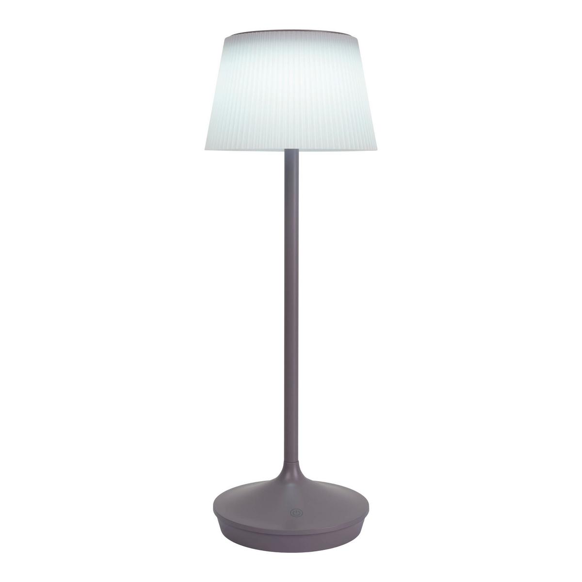 Solarleuchte 5310797 Emmi - Brombeere/Weiß, Trend, Kunststoff/Metall (13/38cm) - Näve