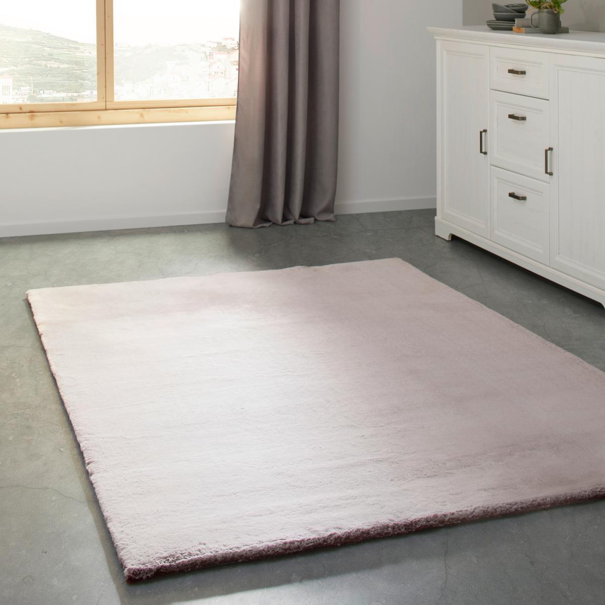 UMĚLÁ KOŽEŠINA Denise 3, 160/220cm, bobulová - bobulová, Romantický / Rustikální, kožešina/textil (160/220cm) - Mömax
