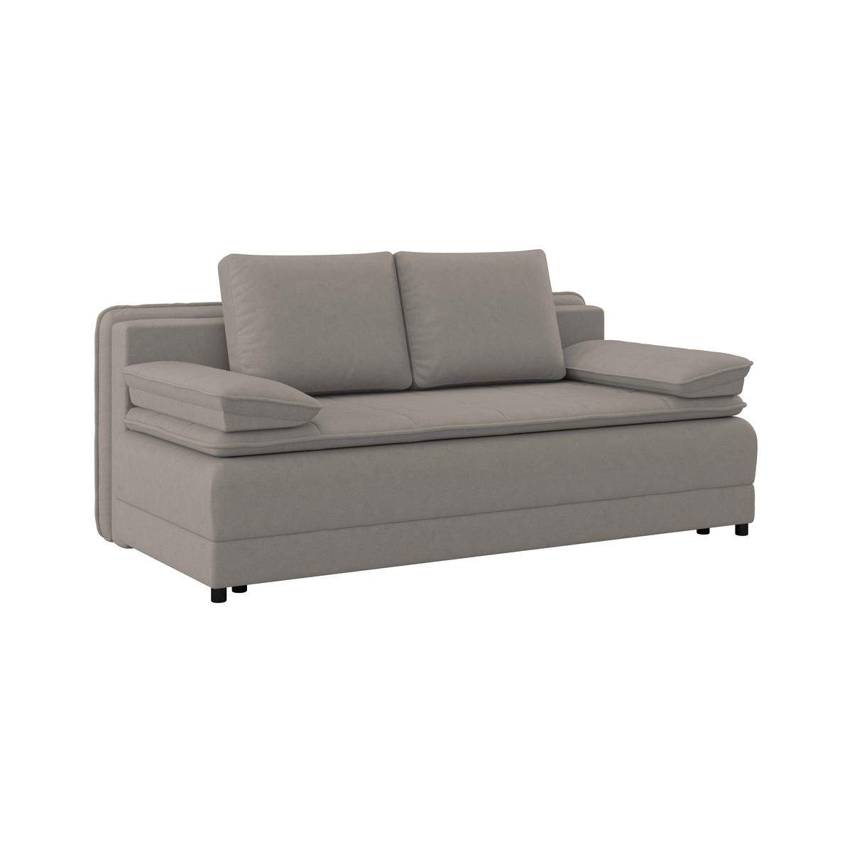 Kanapéágy Alice - taupe, Modern, textil (202/73-92/105cm)