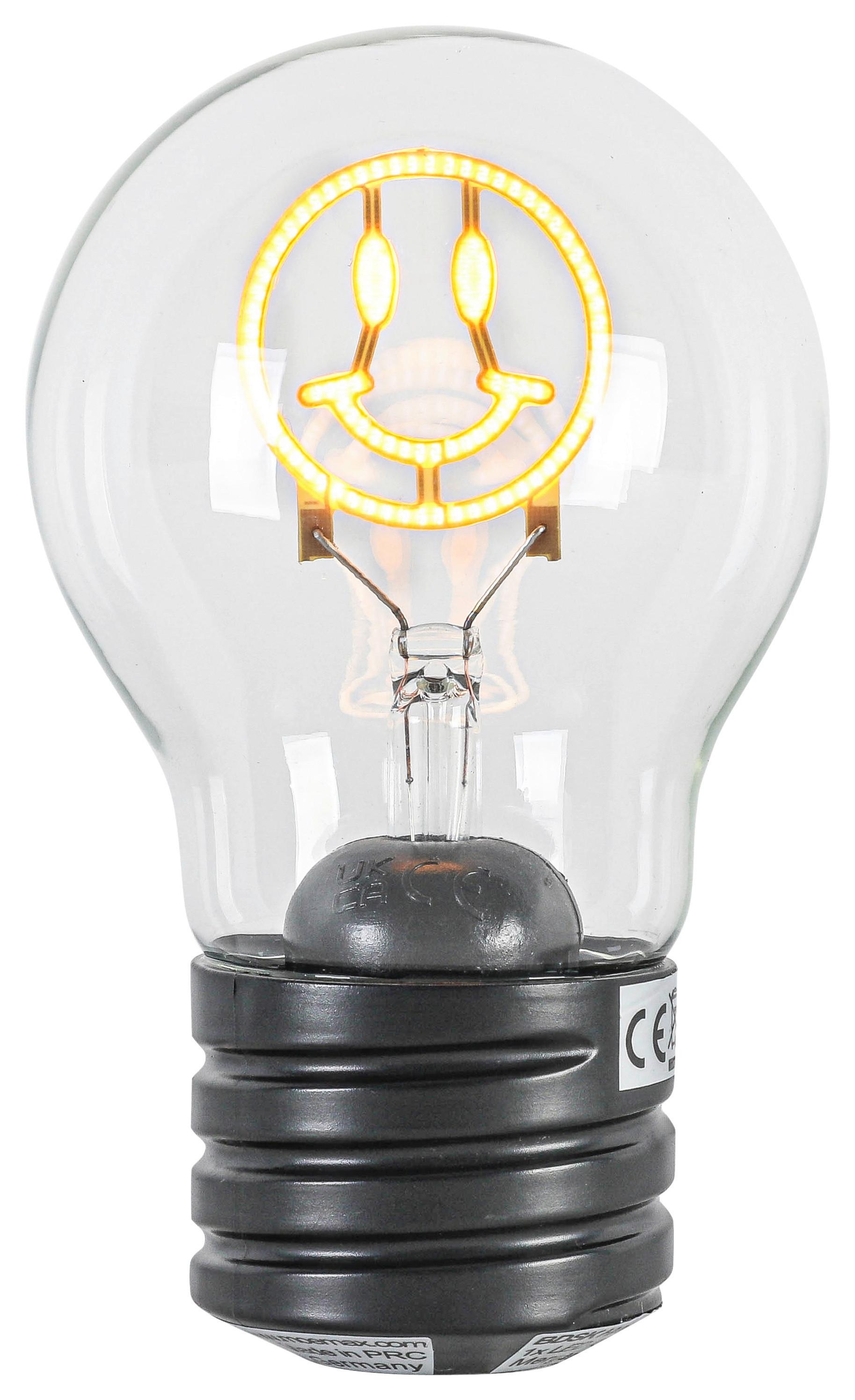 DEKORAČNÉ LED SVIETIDLO BIRNI - priehľadné/čierna, Modern, kov/plast (7/12cm) - Mömax