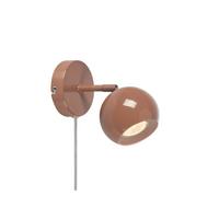 Wandleuchte Markslöjd Pop Wall 1l Brown - Braun, Design, Metall (10/14/18,5cm) - Markslöjd