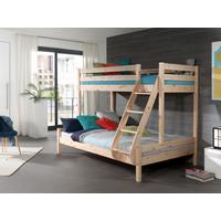 Etagenbett Martin Natur-/ Kieferfarben 90/140x200cm - Naturfarben/Kieferfarben, MODERN, Holz (90/140/200cm) - Vipack