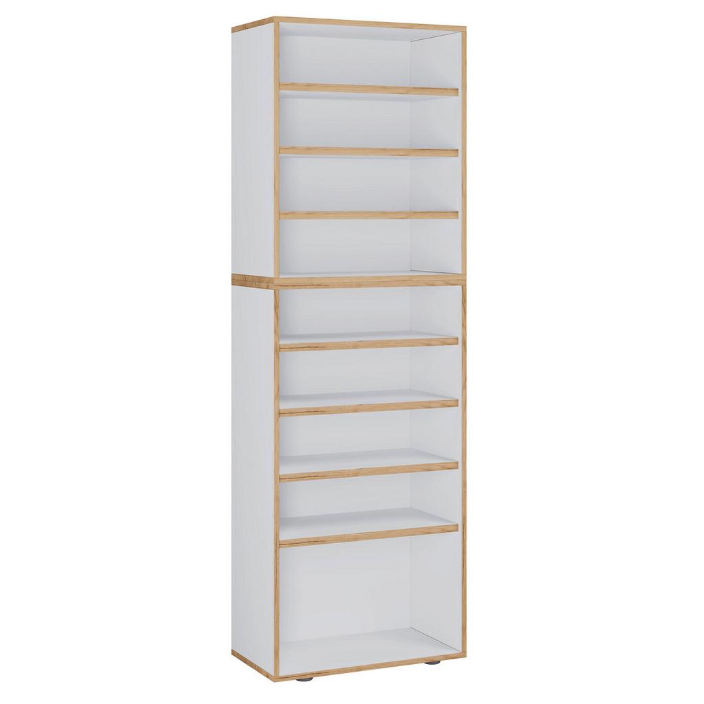 Schuhregal Salia Honigeiche/Weiß B: 60 cm
