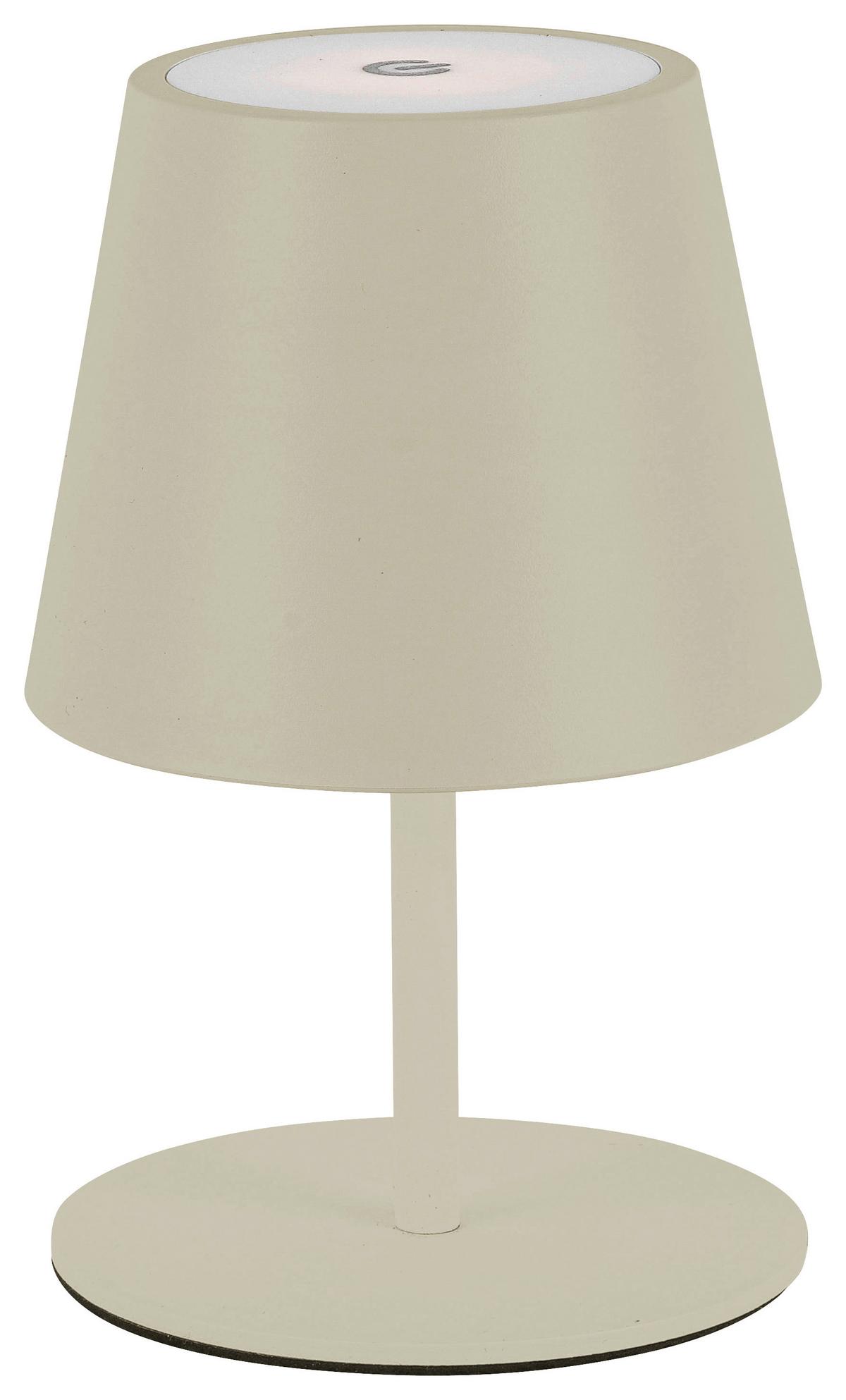 STOLNÍ LAMPA NA BATERIE NOEMI - pískové barvy, Konvenční, kov/plast (10,5/17-36cm) - Mömax