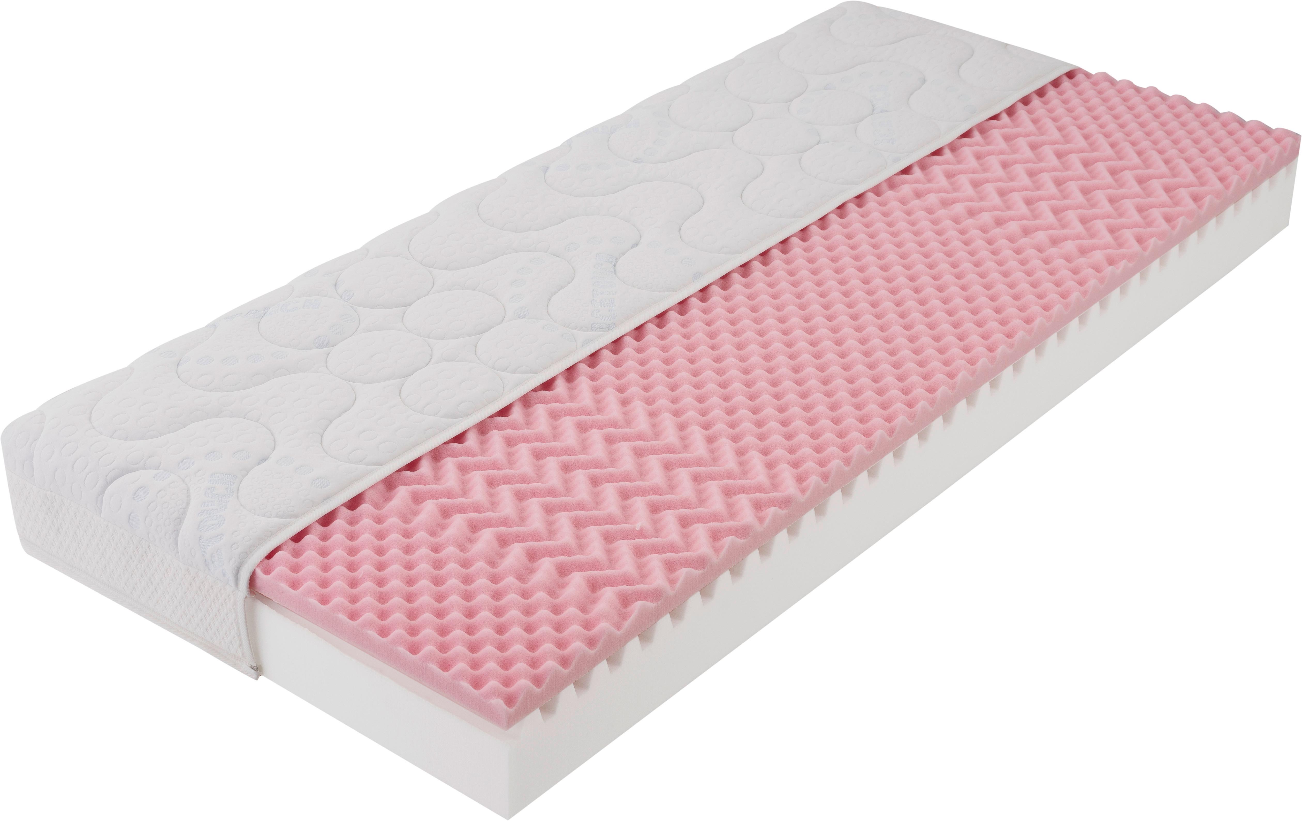 Kaltschaummatratze Kleo Ks H3 - Weiß, MODERN, Textil (90/200cm) - Luca Bessoni