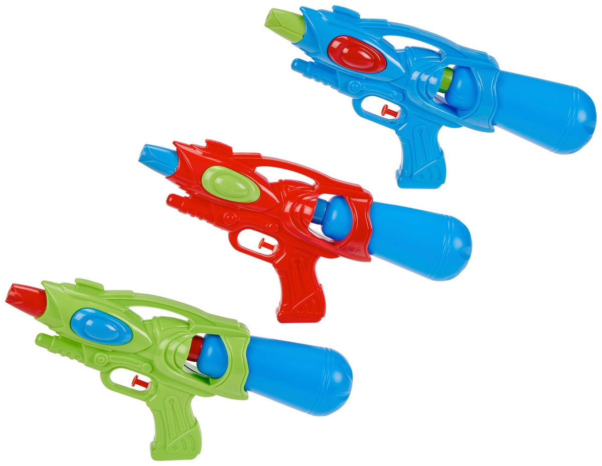 WASSERPISTOLE WASSERPISTOLE - Blau/Rot, Basics, Kunststoff (30cm)