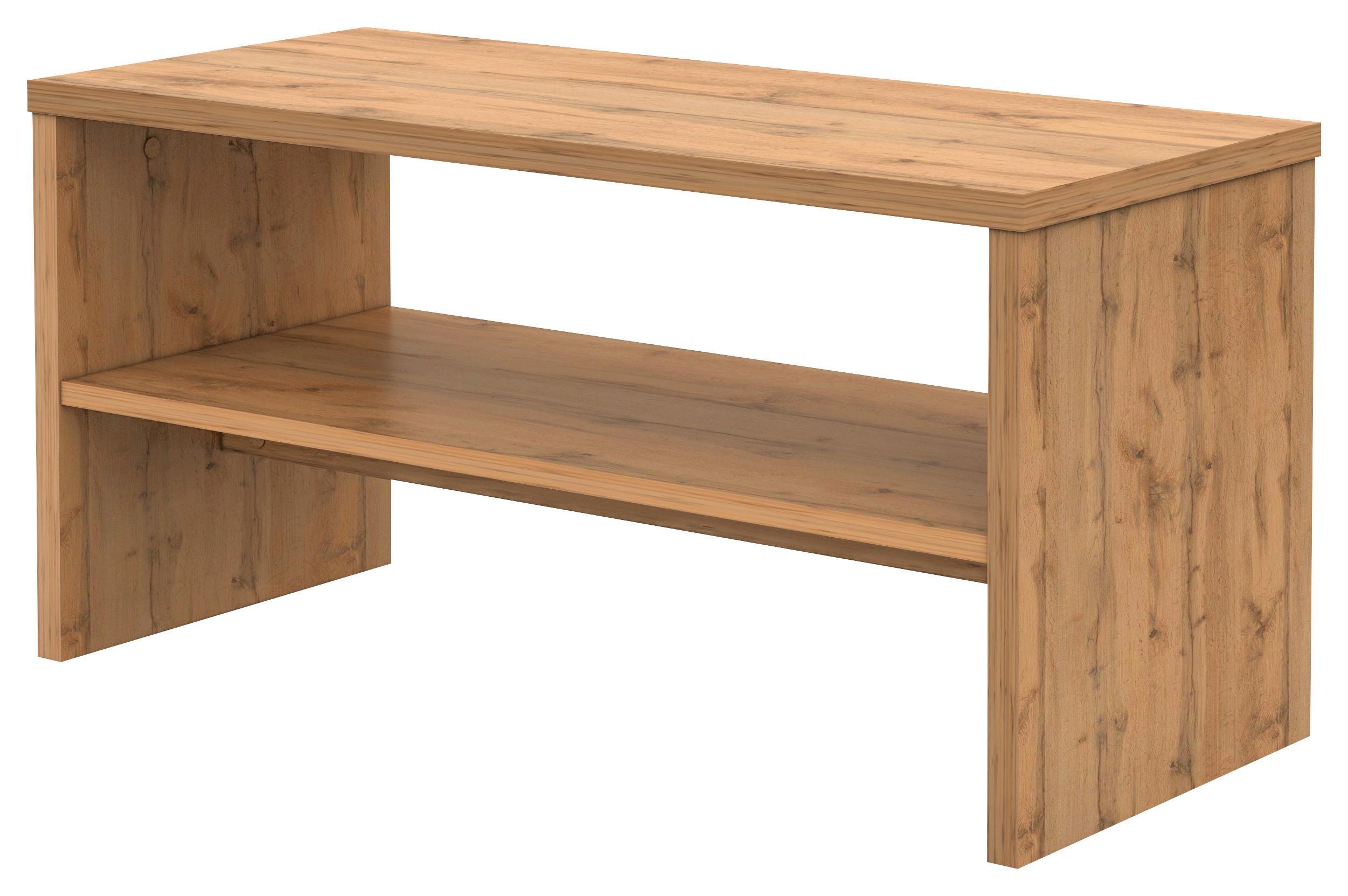 TV STOLÍK LUCIE *CENOVÝ TRHÁK* - farba duba, Basics, kompozitné drevo (80/40/35cm) - Based