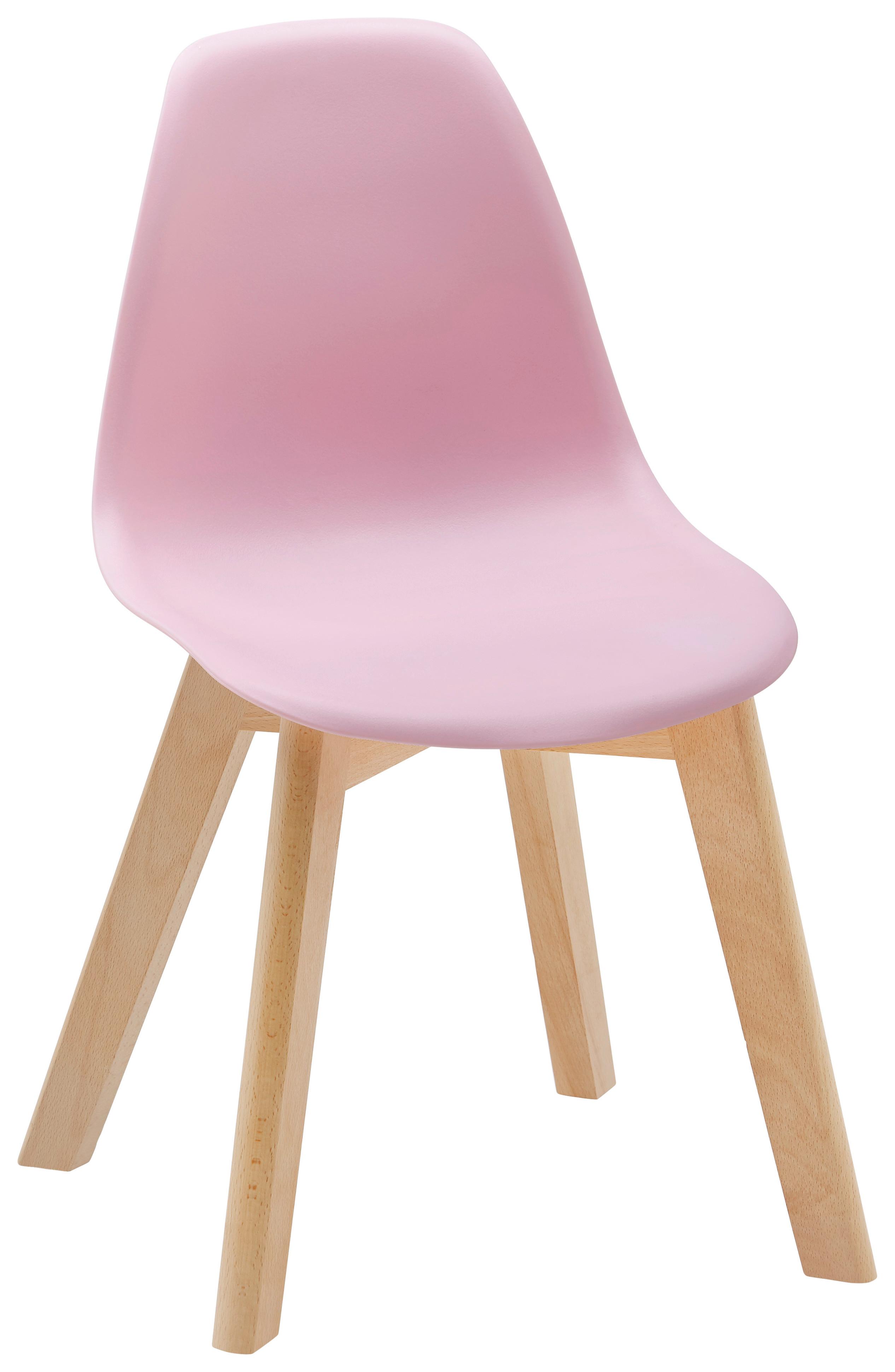 Detská stolička Tibby - ružová, Modern, drevo/plast (30/58/34cm) - P & B