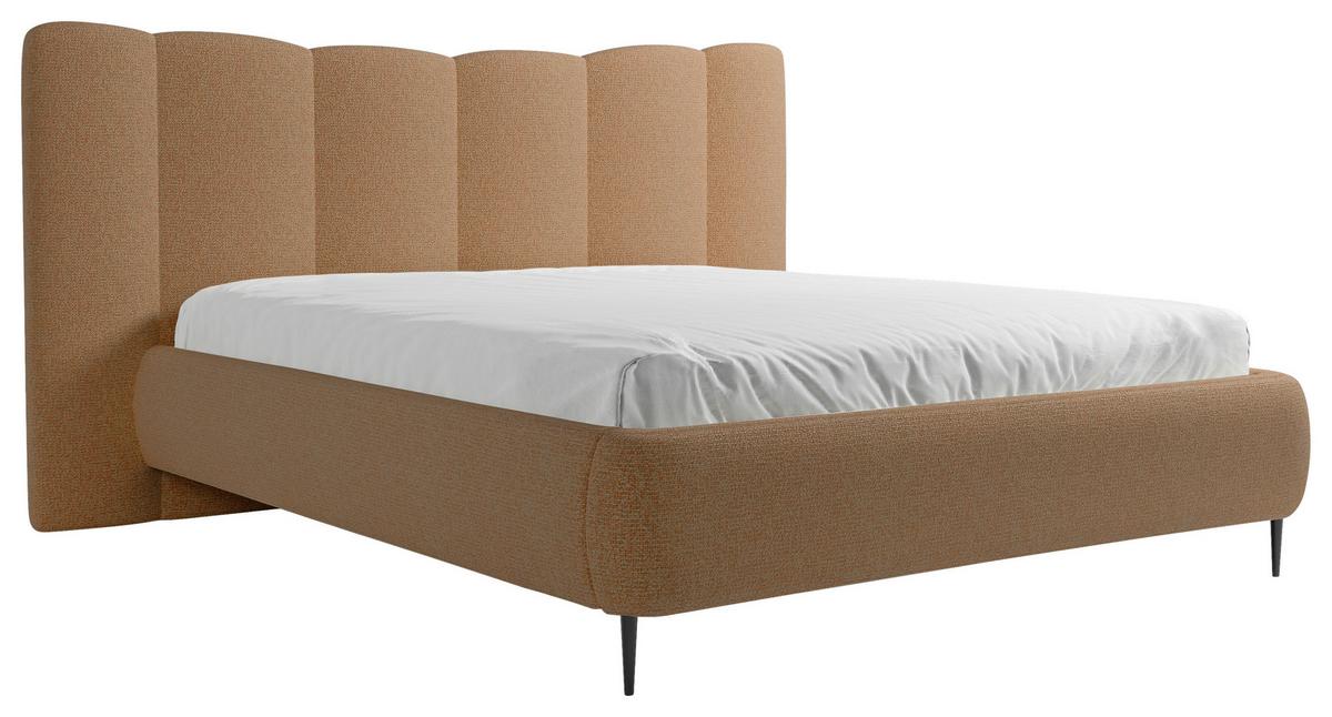 Polsterbett Nook 180x200 Cm Terracotta - Terracotta, MODERN, Holz/Holzwerkstoff (180/200cm) - MID.YOU