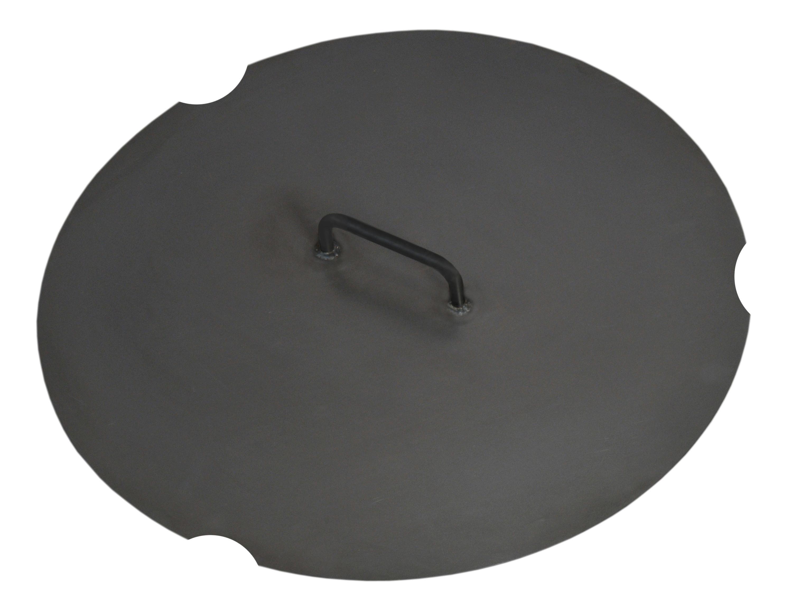 Deckel 82 Schwarz, D: 82 Cm