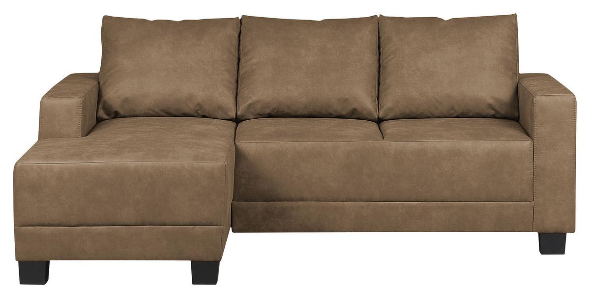 Ecksofa Grenwood Schlammfarben S: 144x200 cm - Schlammfarben/Braun, Design, Textil (144/200cm) - MID.YOU