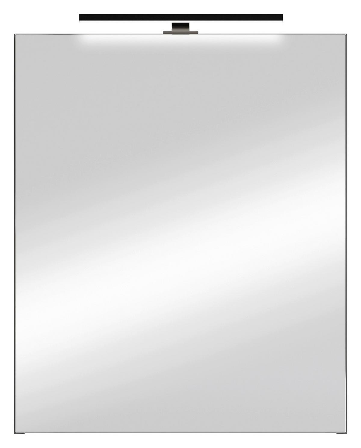 Spiegelschrank Spree Anthrazit B: 50 cm - Anthrazit, MODERN, Glas/Holzwerkstoff (50/60/20cm) - MID.YOU