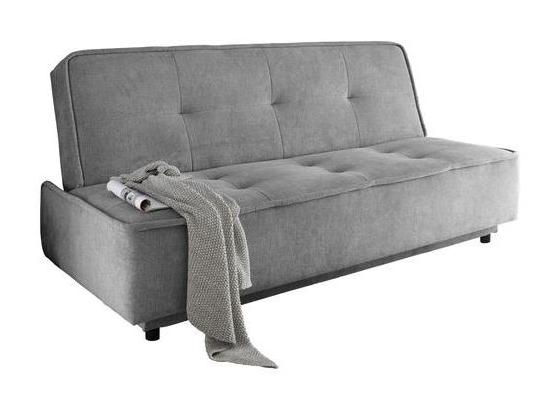 Schlafsofa Delia B: ca. 206 cm - Schwarz/Grau, MODERN, Holzwerkstoff/Textil (206/95/95cm) - Carryhome Schlafsofa Delia B: ca. 206 cm - Schwarz/Grau, MODERN, Holzwerkstoff/Textil (206/95/95cm) - Carryhome