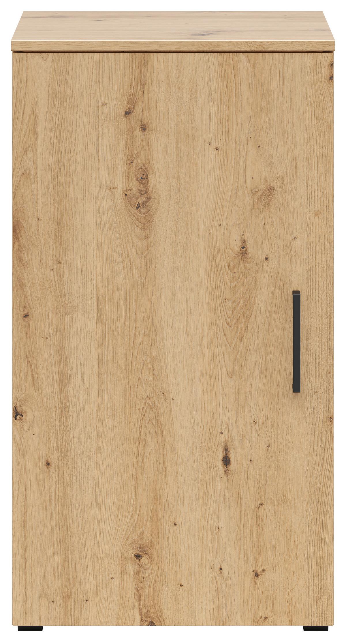 Komoda MULTISTAURAUM - čierna/antracitová, Modern, kompozitné drevo/plast (45/83/40cm)
