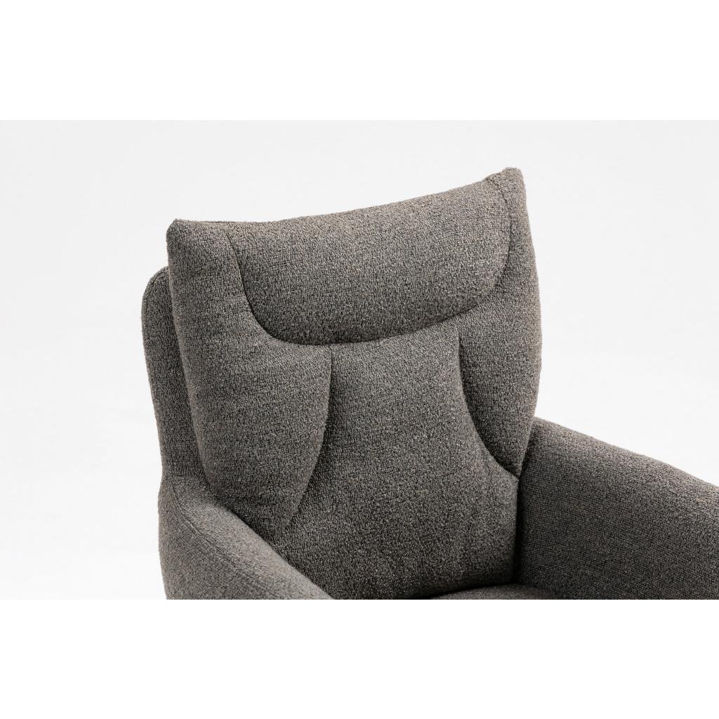 Armlehnstuhl Emine Braun Sitzfl. 180° Drehbar, B: 60cm