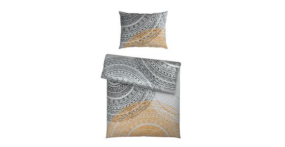Bettwäsche Java - Grau/Honig, ROMANTIK / LANDHAUS, Textil - James Wood