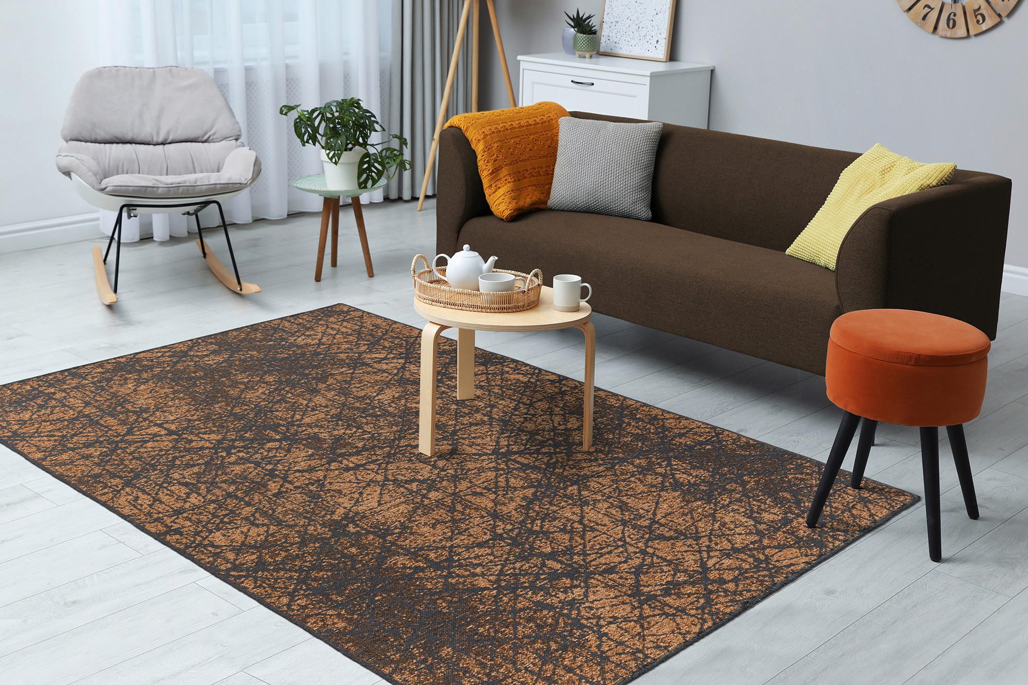Teppich Kalevi 200 120x170 cm Kalevi 200 - Gelb, KONVENTIONELL, Textil (120/170cm)