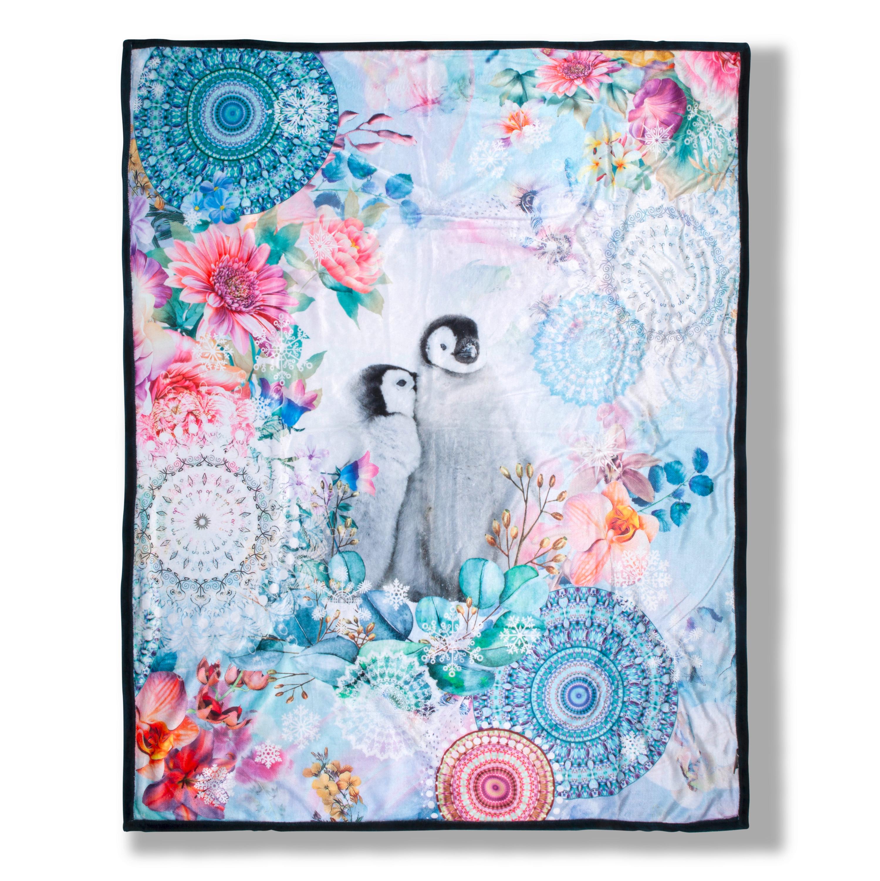 Plaid Rachna Grau Birnbaumfarben 130x160 Cm
