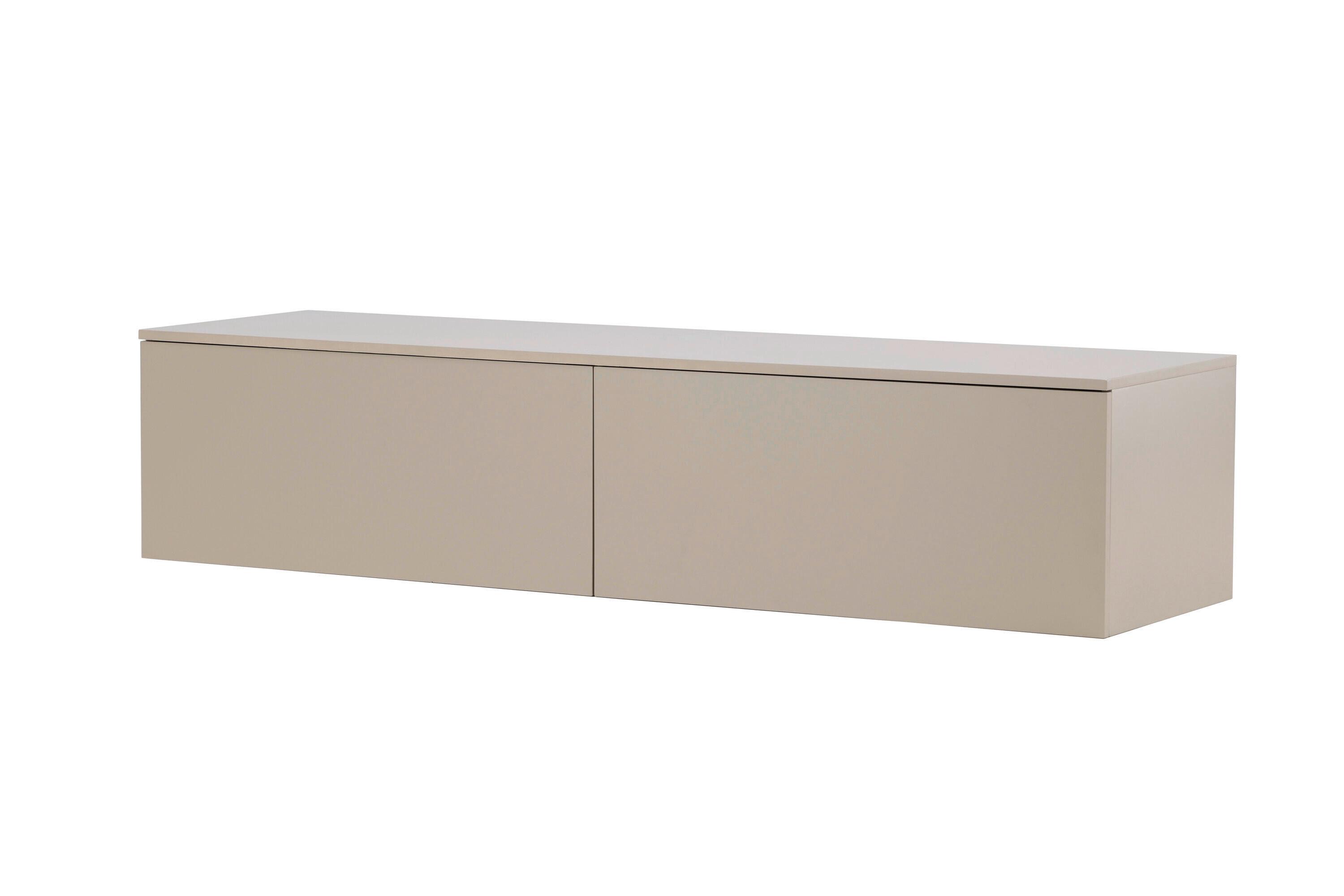 Lowboard Frihamn Beige B: 160cm - Beige, MODERN, Holz (160/35/45cm) - Livetastic