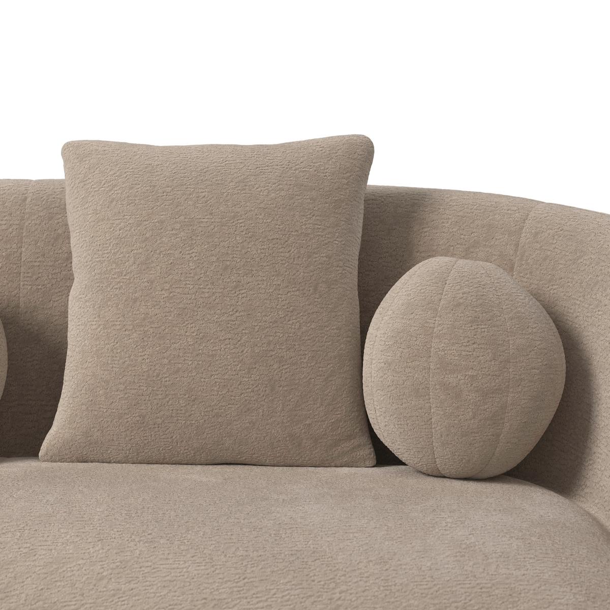 Pohovka JULIE, béžová ženilka, max. 360 kg - béžová, Modern, drevo/textil (178/66/82cm) - Bessagi Home