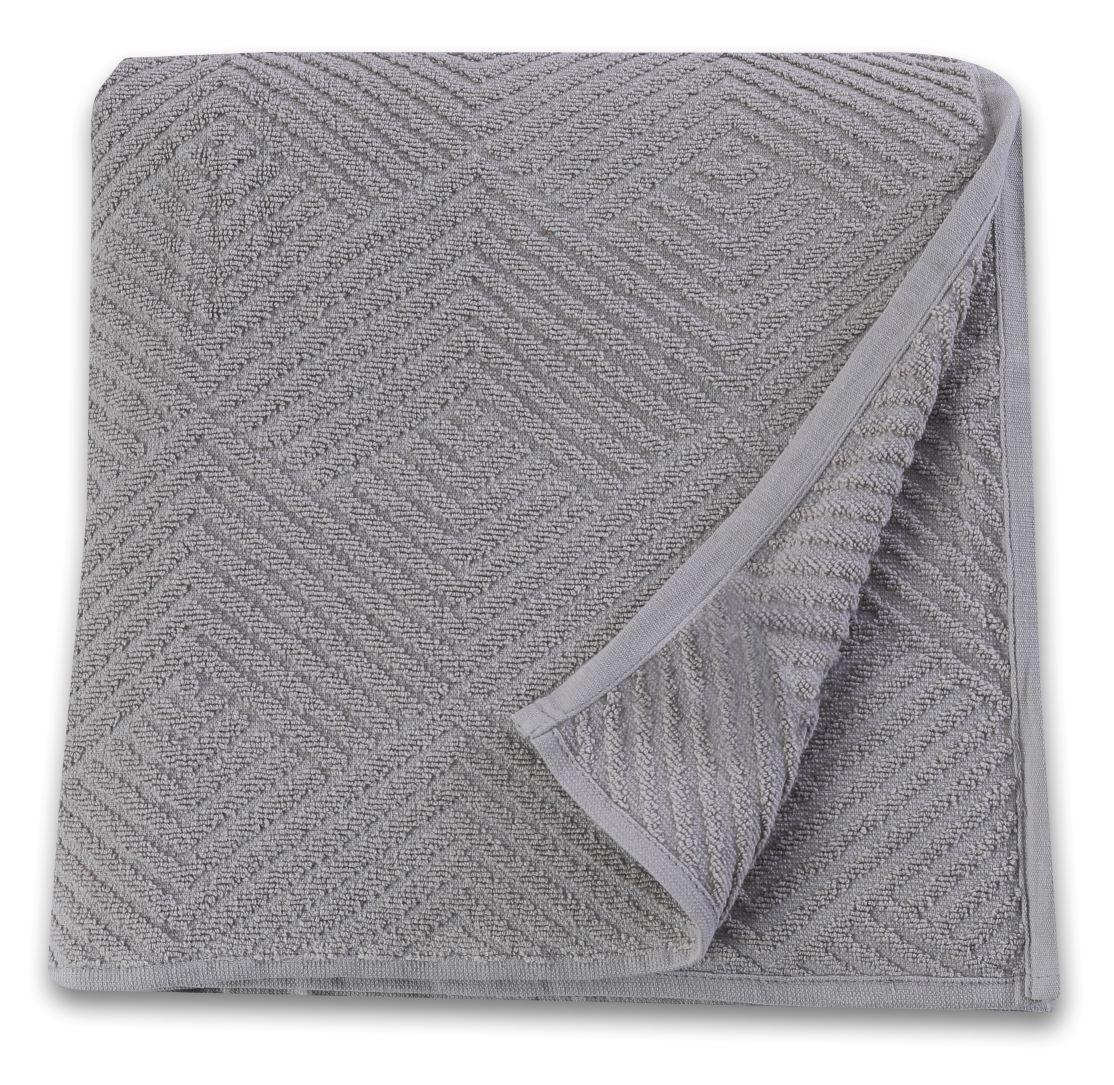 Přehoz Maya, ca. 150x220cm - šedá, Basics, textil (150/220cm)