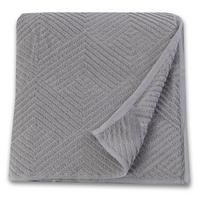 PŘEHOZ NA POSTEL MAYA - šedá, Basics, textil (220/240cm)